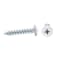 Prime-Line Sheet Metal Screw S-Tap Pan Head Phil Dr No. 10 X 1in Zinc Pl Steel Black Head 25PK 9155269 - alternate 2